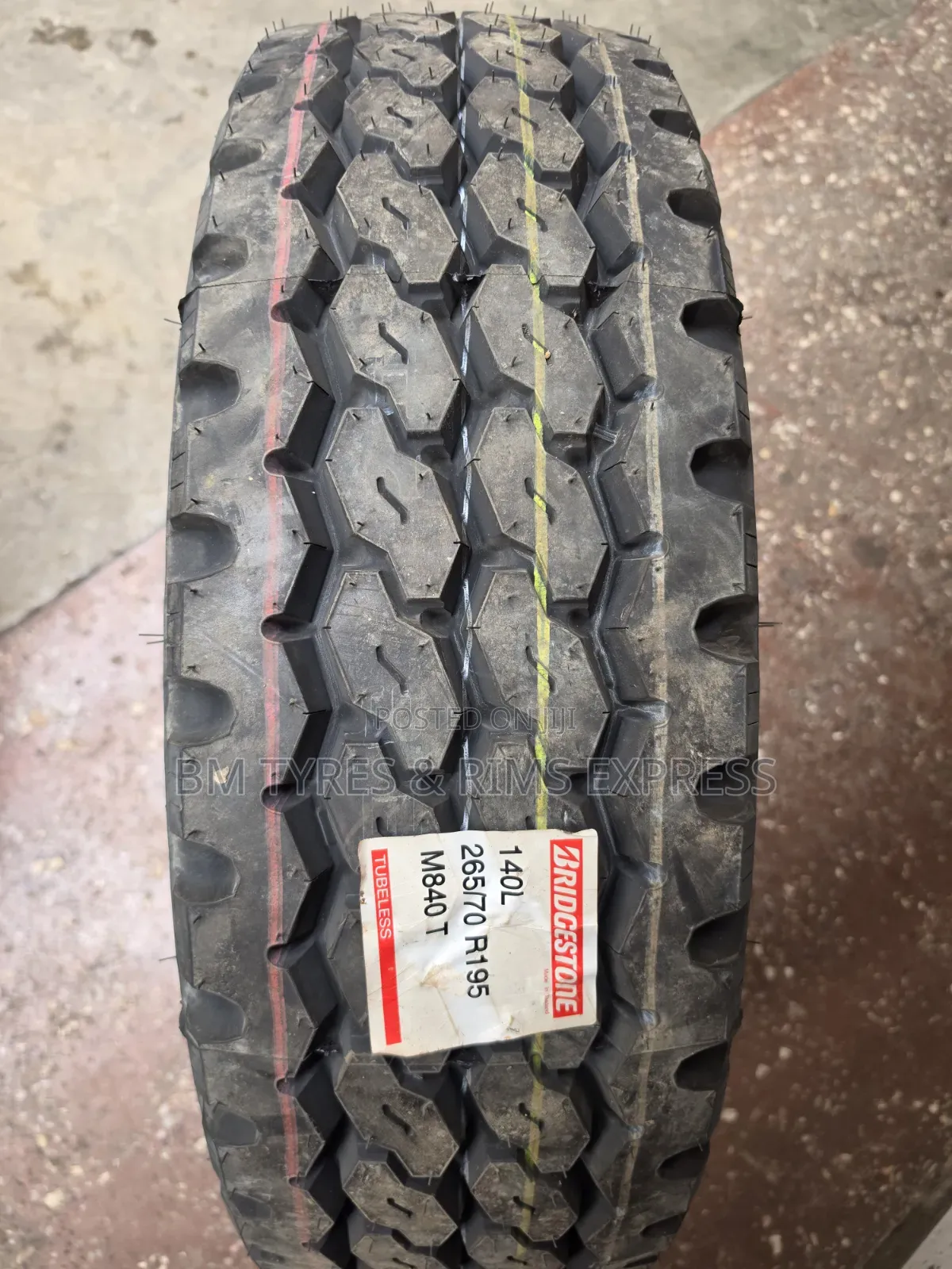 265 /70 R19. 5 BRIDGESTONE TIRES (Japan)