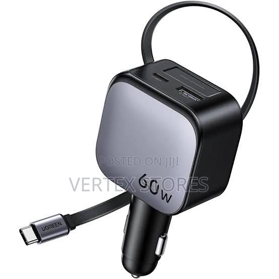Ugreen Cd213 60w Car Charger - thumbnail 2