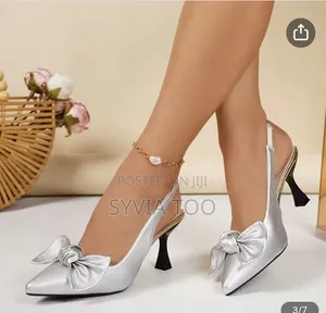 Bowtie Ladies Slingback Heels