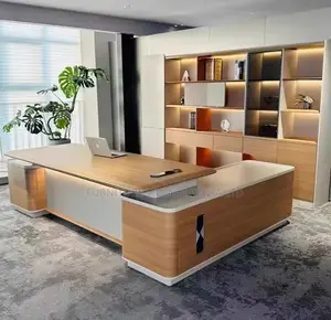 Office Desk; 2.4 M Director's Modern Imported Executive Work Desk
