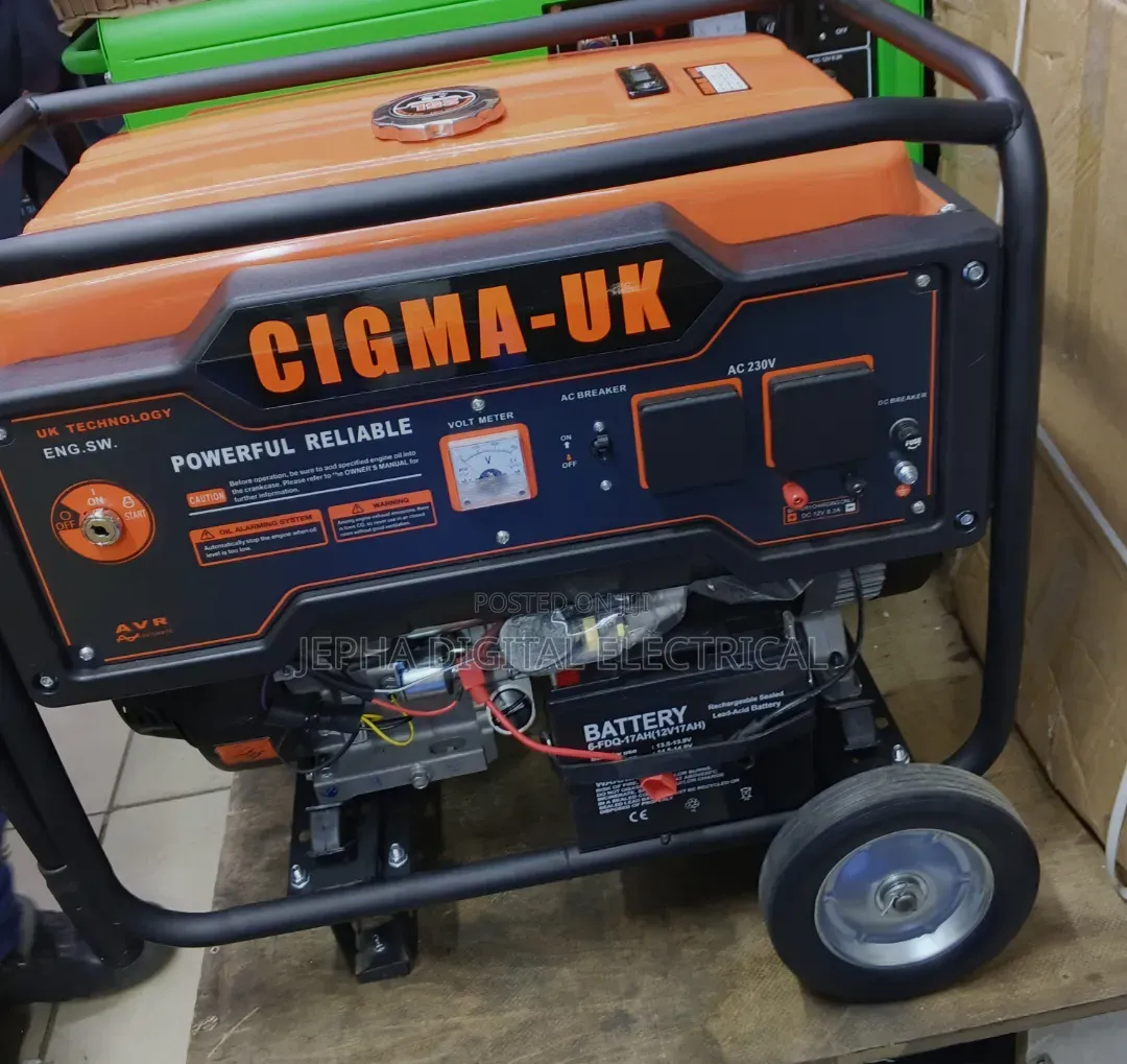 Cigma Quality 10kva Generator Machine With Key Start