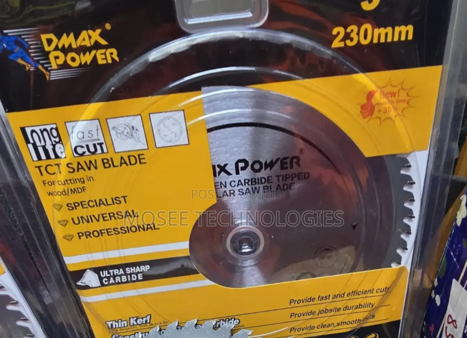 9" DMAX Power 60-Tooth TCT Saw Blade for Wood & MDF