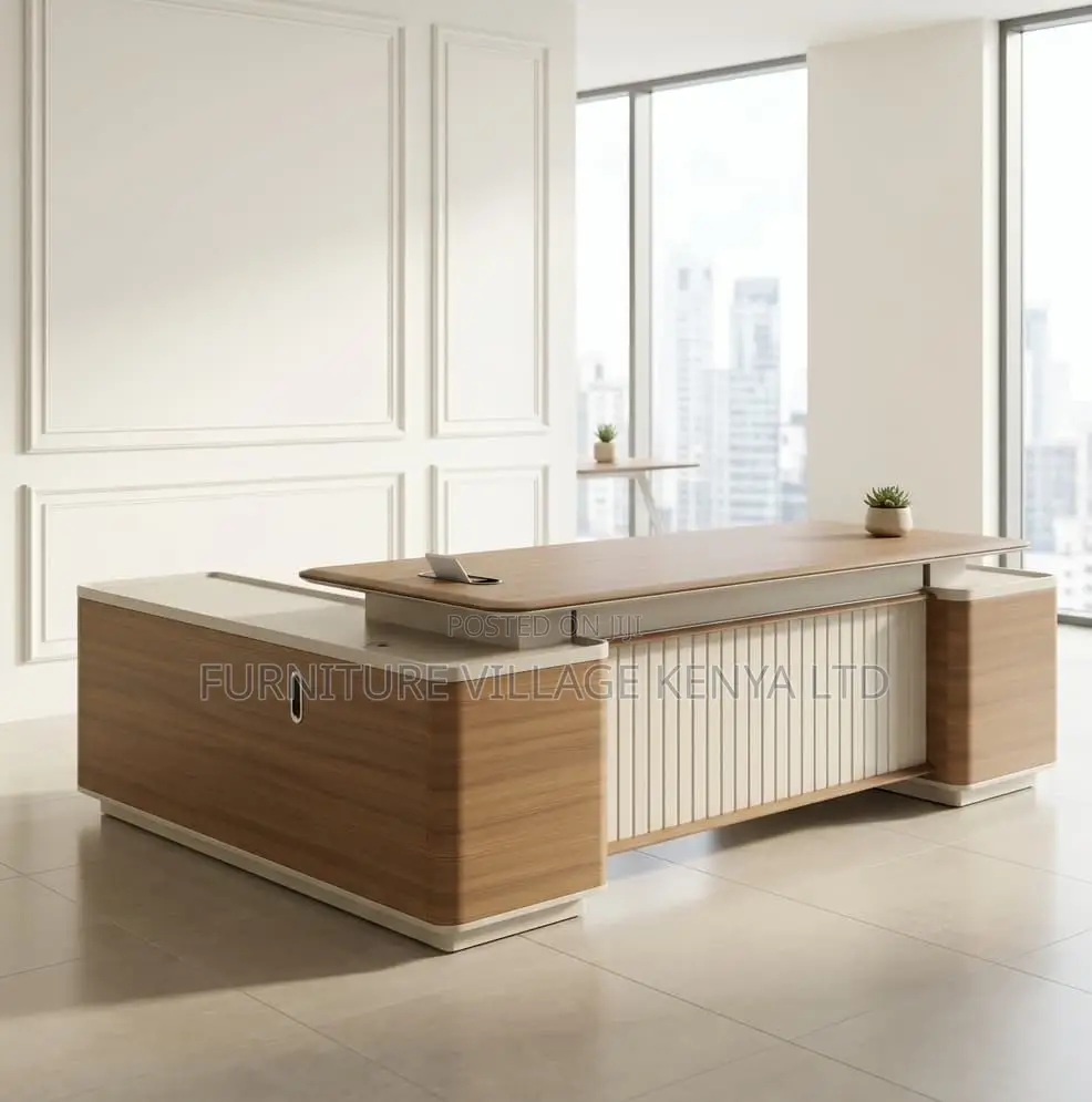 Office Desk; 2.4 M Director's Modern Imported Executive Work Desk