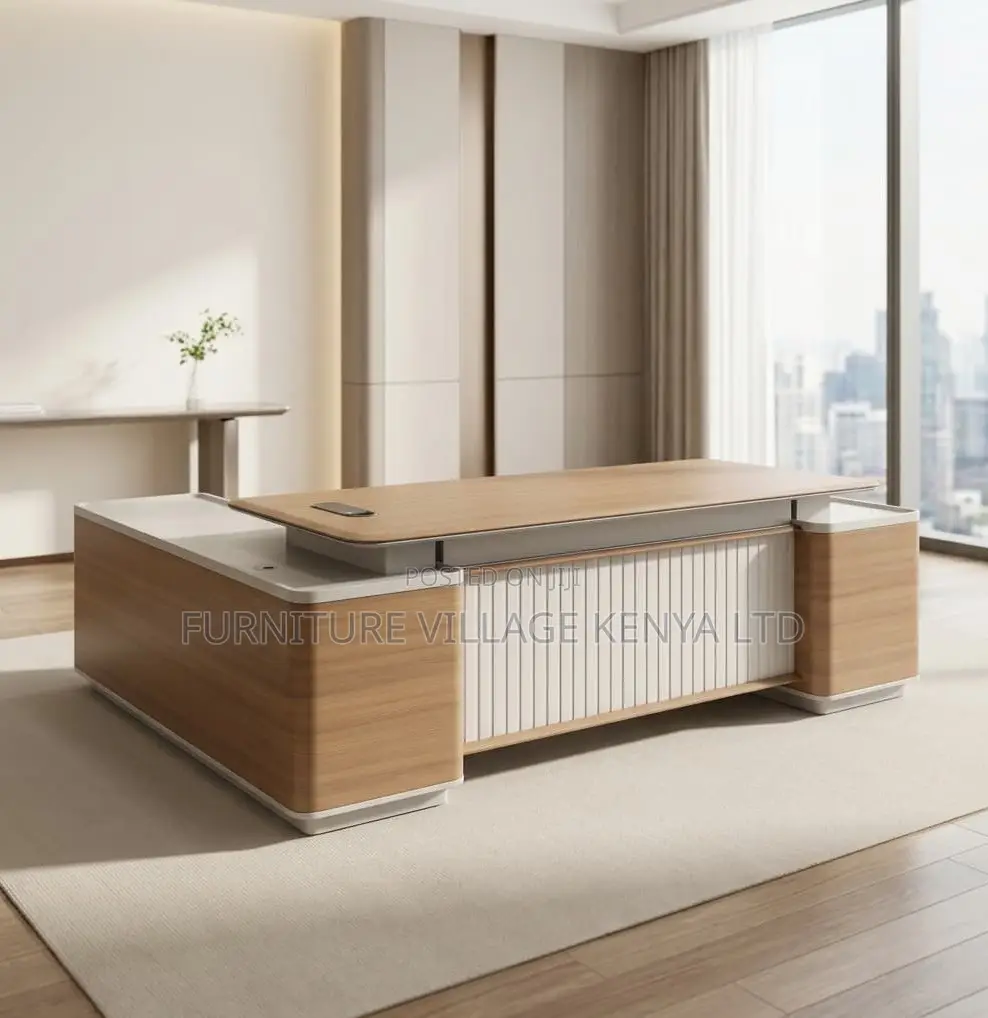 Office Desk; 2.4 M Director's Modern Imported Executive Work Desk