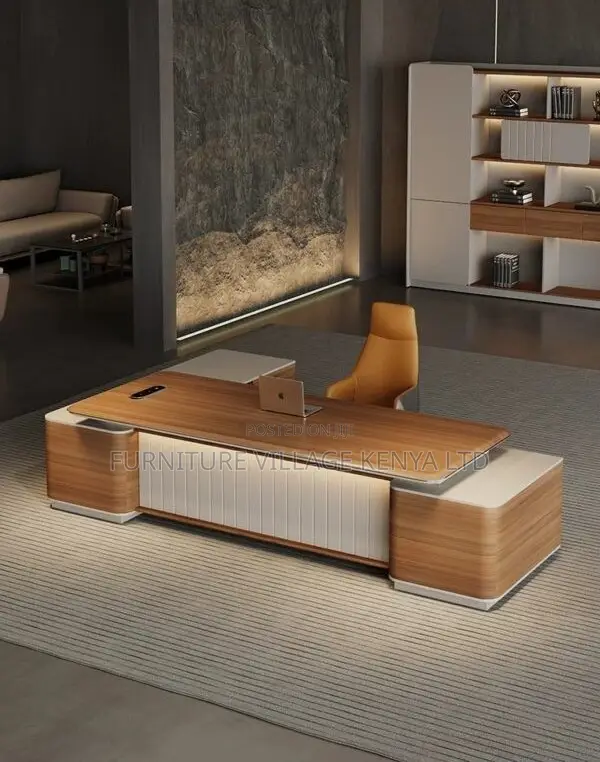 Office Desk; 2.4 M Director's Modern Imported Executive Work Desk