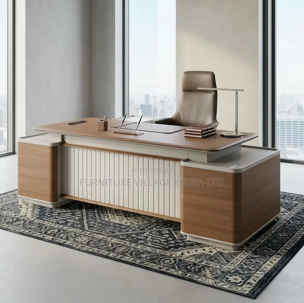 Office Desk; 2.4 M Director's Modern Imported Executive Work Desk