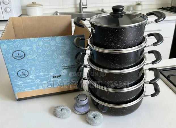10 Pieces Smart Raha Nonstick Cookware Set
