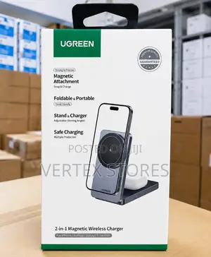 UGREEN W528 2-in-1 Magnetic Wireless Charging Stand