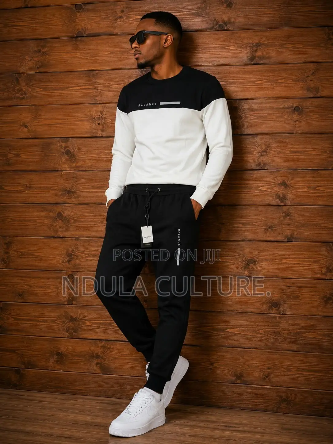 Balance /Prada Authentic Two Piece Men Tracksuits