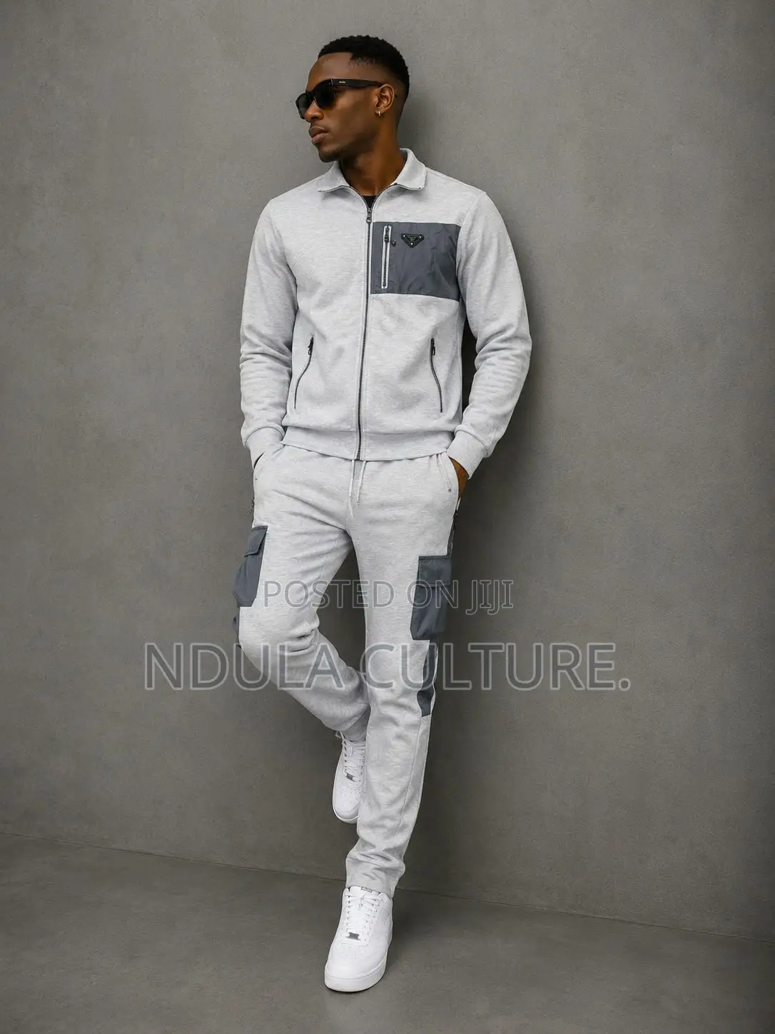 Balance /Prada Authentic Two Piece Men Tracksuits