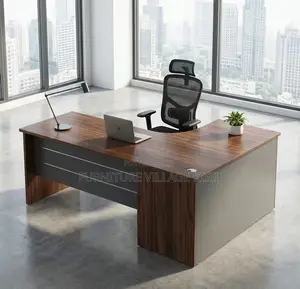 Office Furniture; 1.6M Curved Clerical Office Desk.