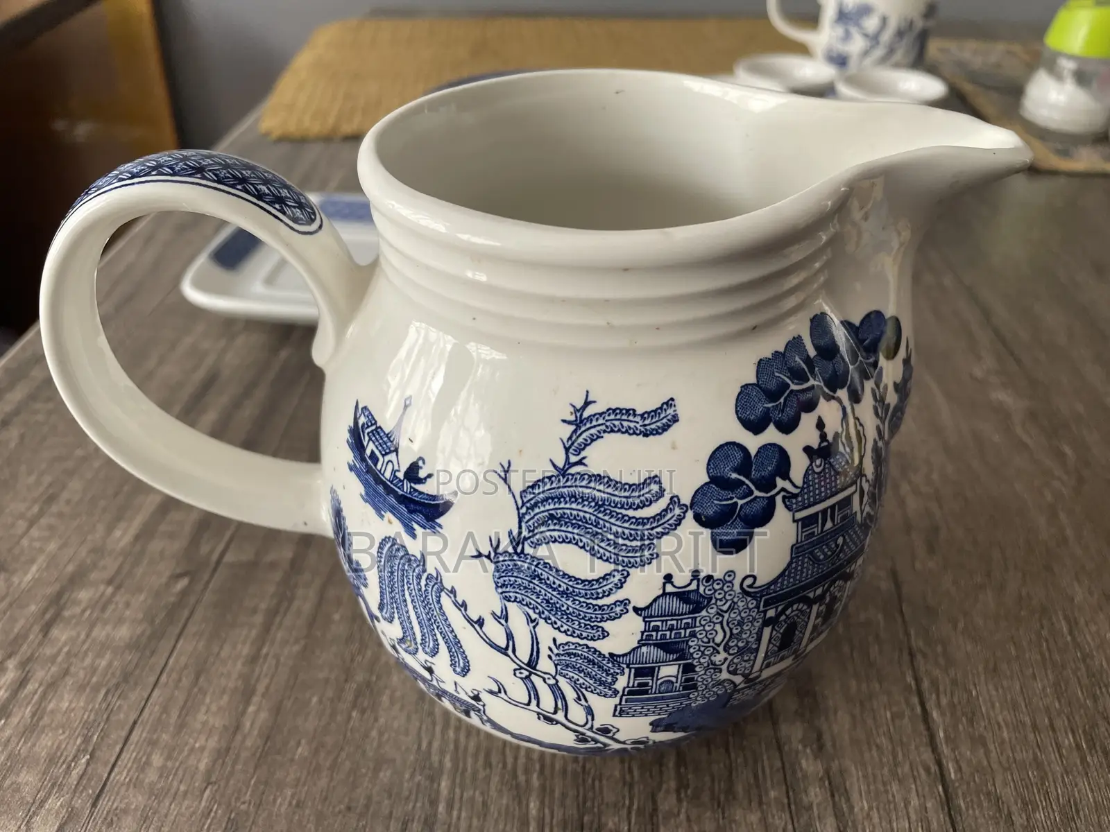 16 Piece Vintage China Blue Willow Collection