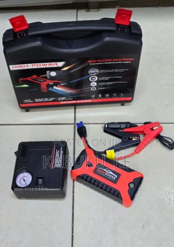 12V 99800mAh Car Jump Starter With Air Compressor