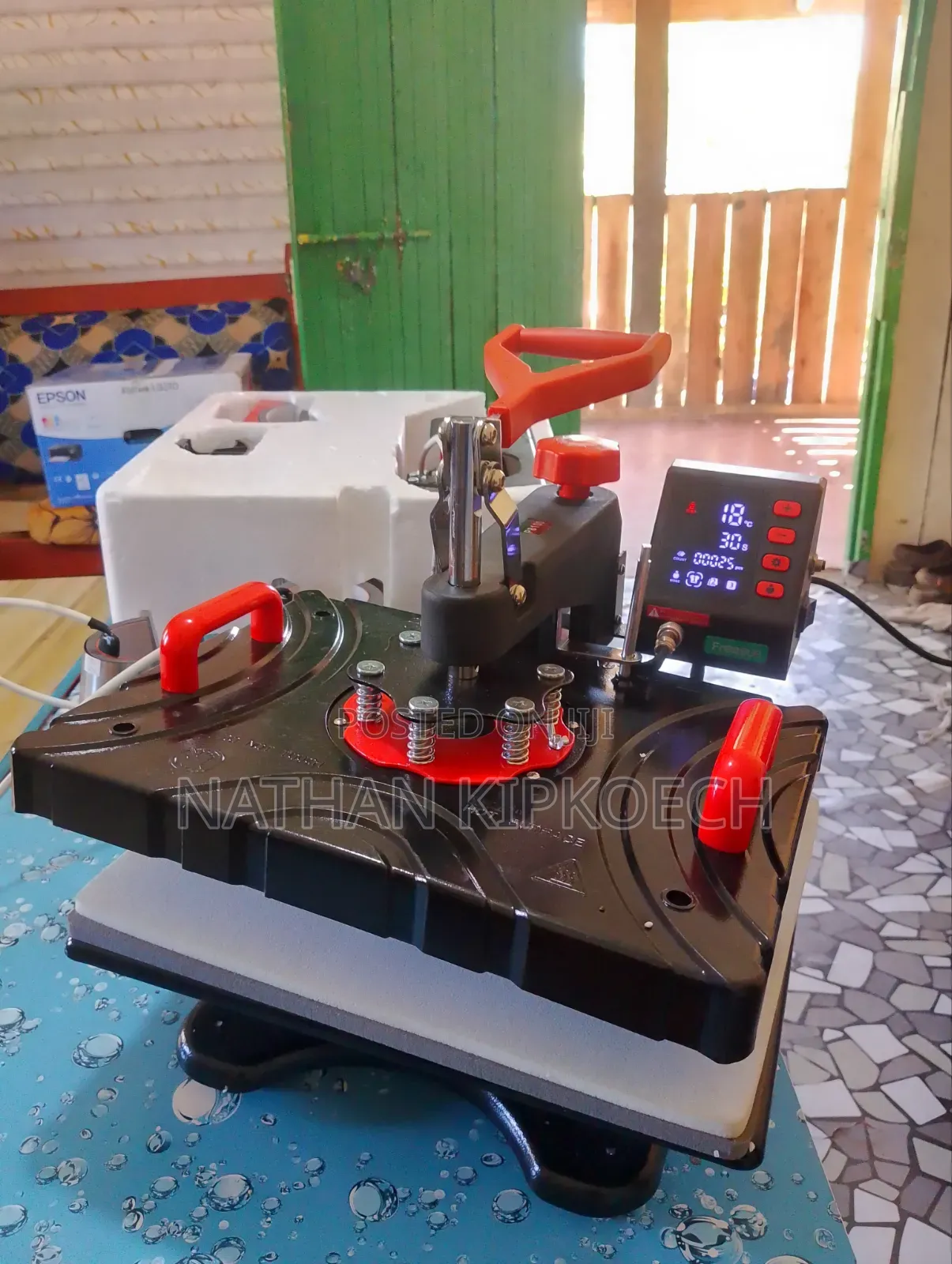 8-in-1 Heatpress Combo Machine