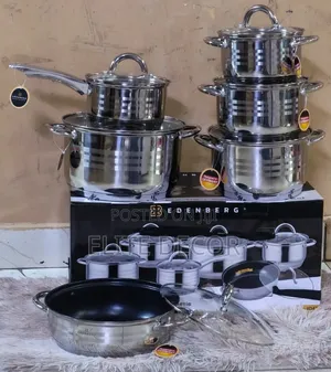 Edenburg EB-4041 12-Piece Stainless Steel Cookware Set