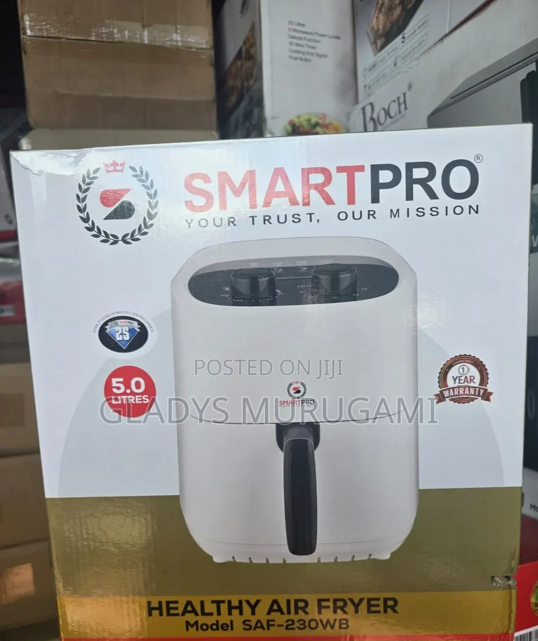 5 Litres Classic Smart Pro Digital Air Fryer