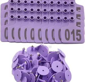 Complete Cows Identification Numbered Ear Tags - Medium