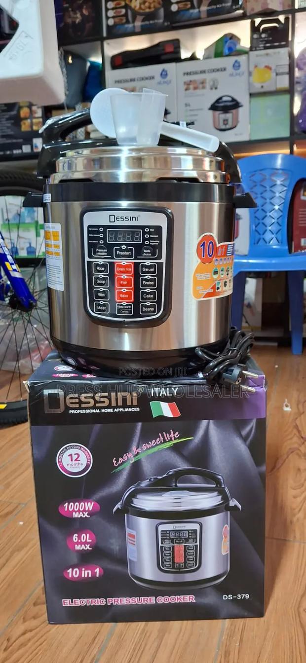 Dessini DS-379 6L Electric Pressure Cooker, - thumbnail 2