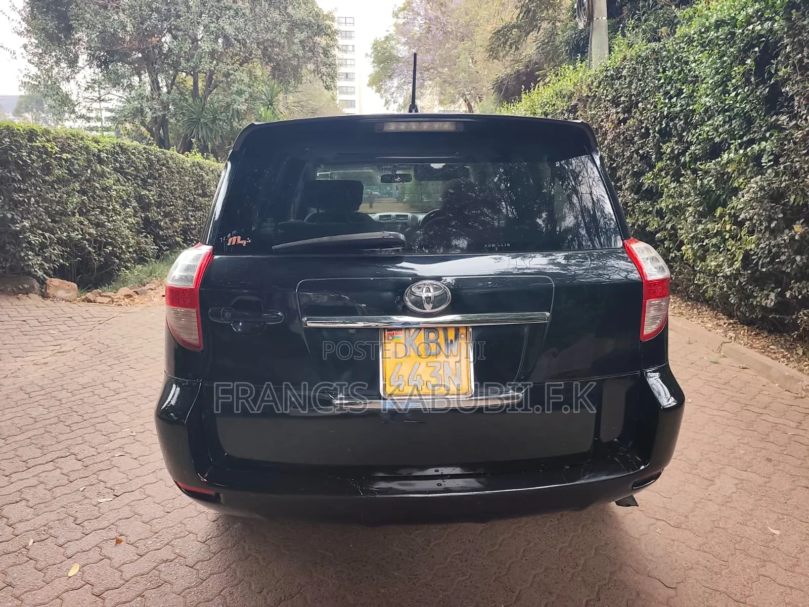 Toyota Vanguard 2007 Black