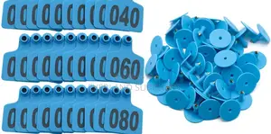 Secure Tag Attachment Numbered, Medium and Blue