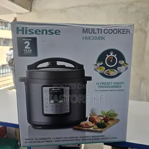 Hisense 6L Multi Cooker HMC6MBK – 1000W Electric Pressure Cooker