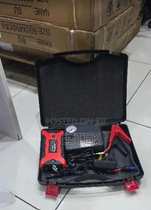 Multi-Function 12V Portable Car Jump Starter With Tyre Inflator