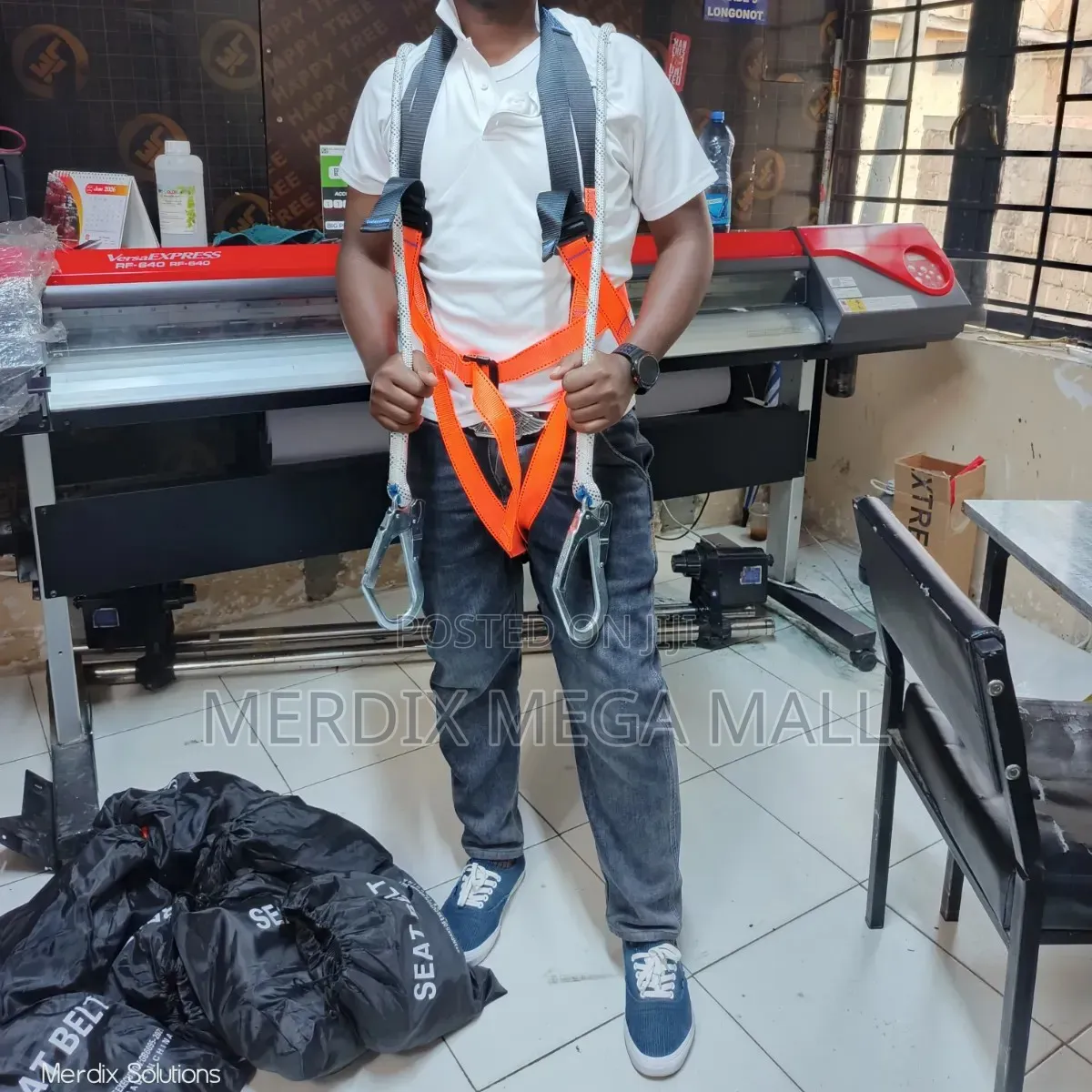 109g, Safety Harness, Full Body Harness Safety Belt