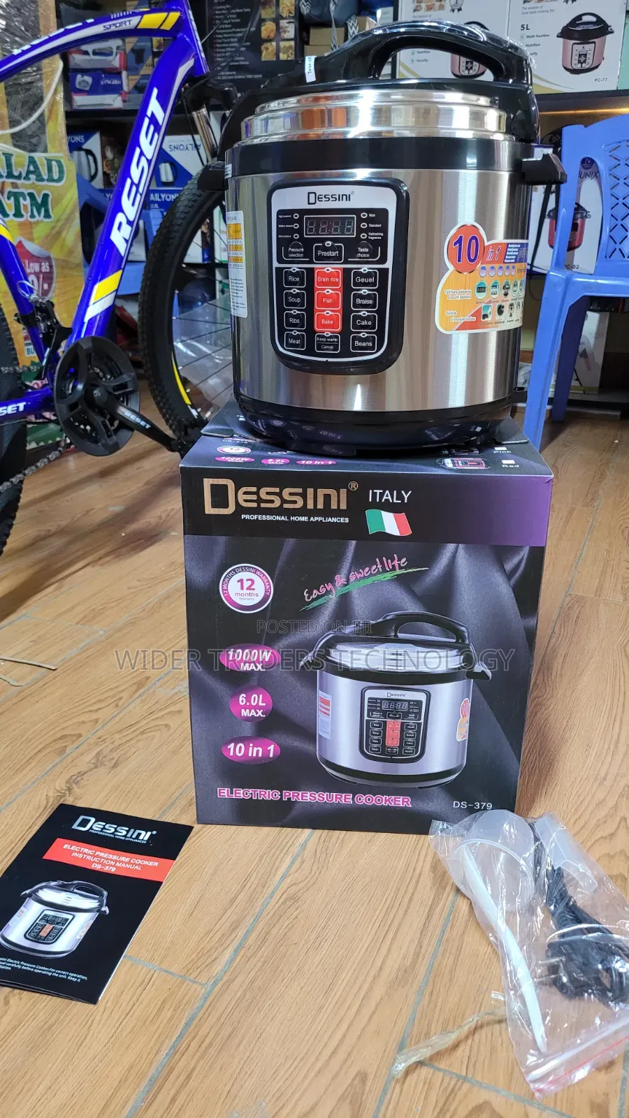 Dessini 6L 10-in-1 Electric Pressure Cooker (DS-379)