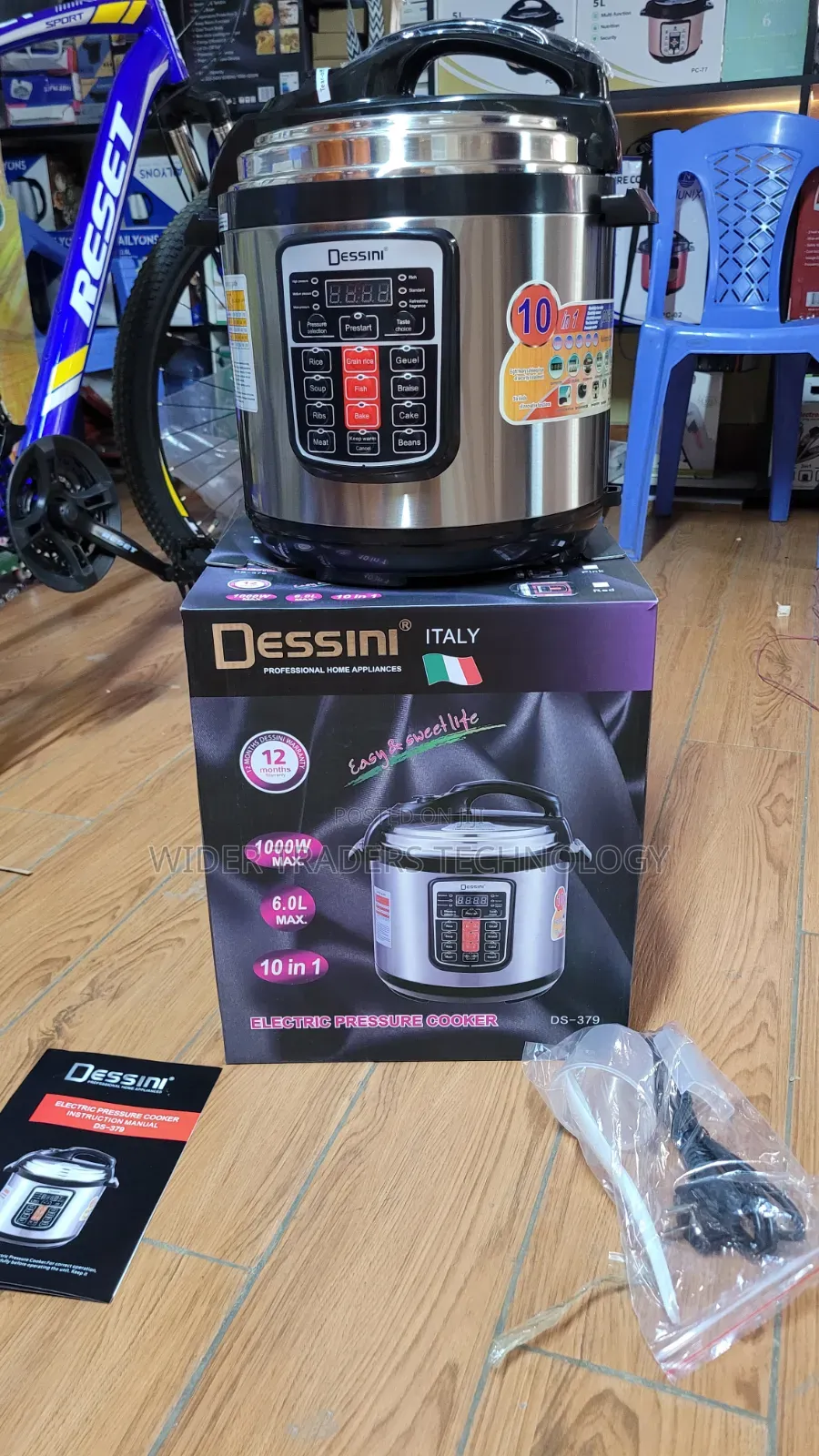 Dessini 6L 10-in-1 Electric Pressure Cooker (DS-379)