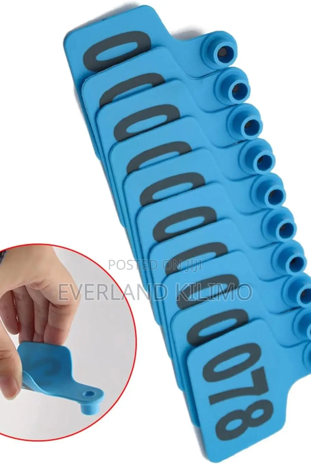 Flexible Numbered Tags for Cows - Medium