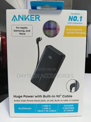 Anker Zolo Powerbank 20000mAh 22.5W.