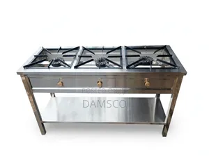 Stainless Steel Three-Burner High-Pressure Gas