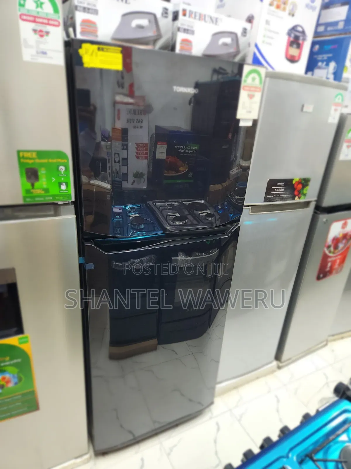 Black Mirror Tornado Double Fridge
