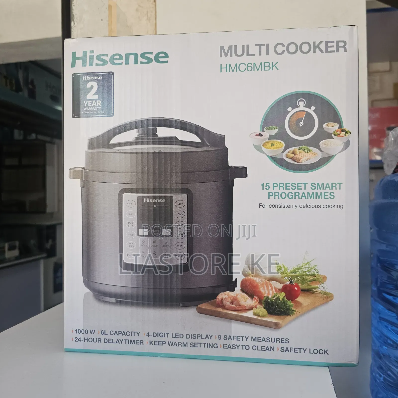 Hisense 6L Smart Multi Cooker – Delay Timer & Keep Warm