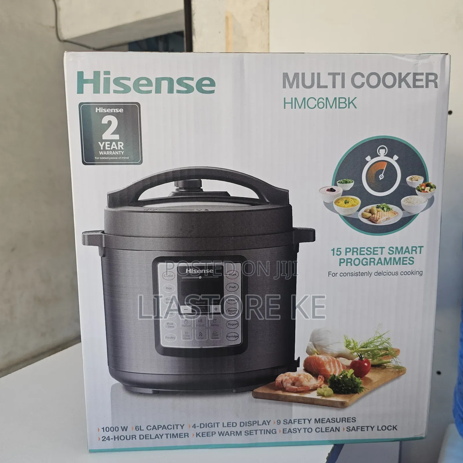 Hisense 6L Smart Multi Cooker – Delay Timer & Keep Warm