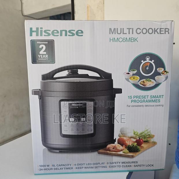 Hisense 6L Smart Multi Cooker – Delay Timer & Keep Warm - thumbnail 2