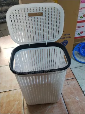 Large 70L Laundry Basket With Lid 46×42×32cm