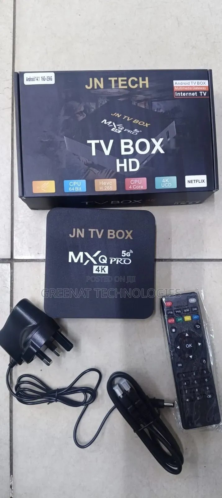 Jn Tech MXQ Pro 5g 4k Android TV Box 16gb Ram 256gb Rom Android 14.1