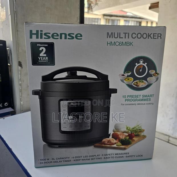 6L Hisense Multi Cooker 1000W – Pressure Cooker With LED Display