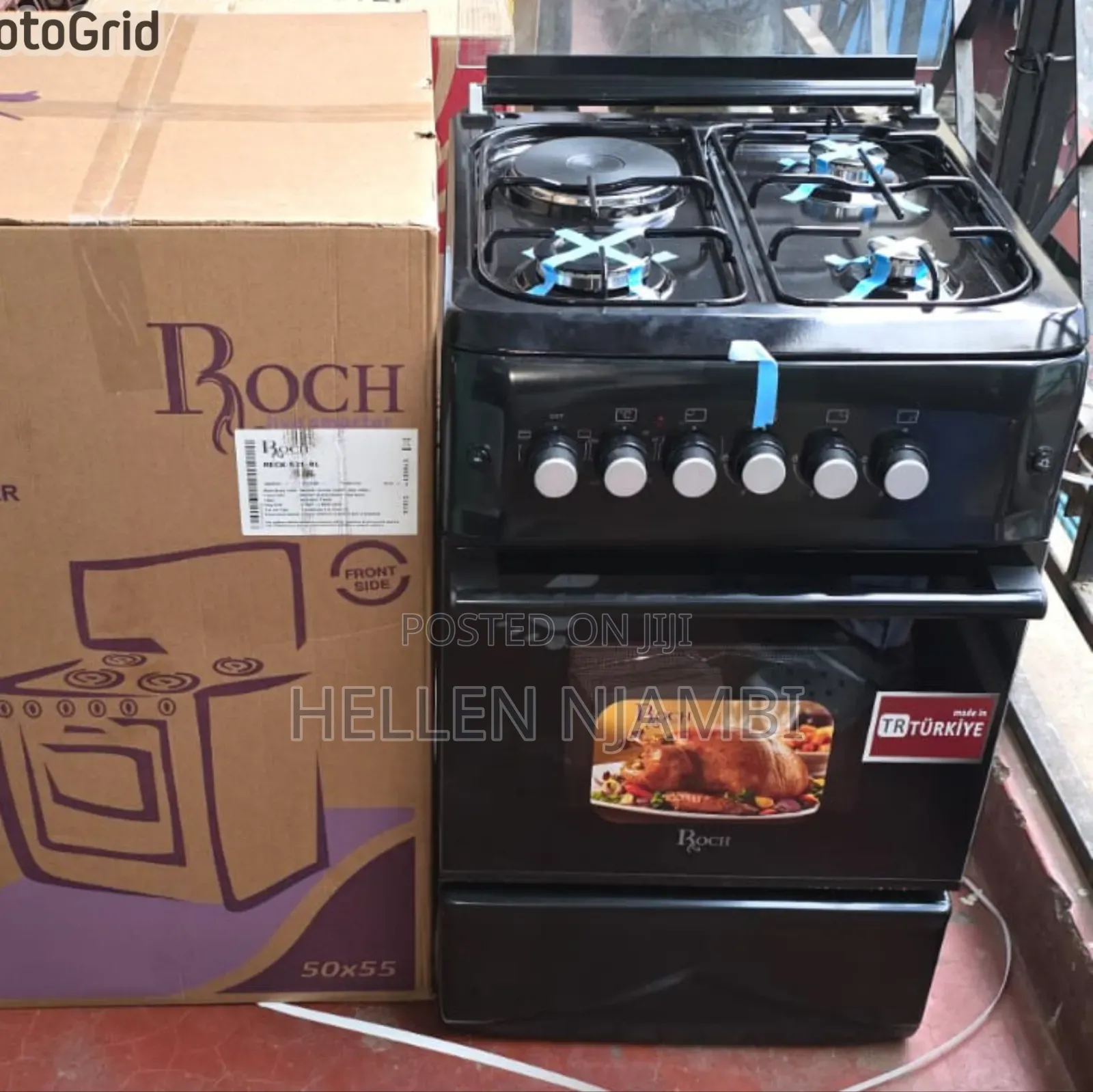 Turkey Roch Black 50*55 Standing 3+1 Cooker