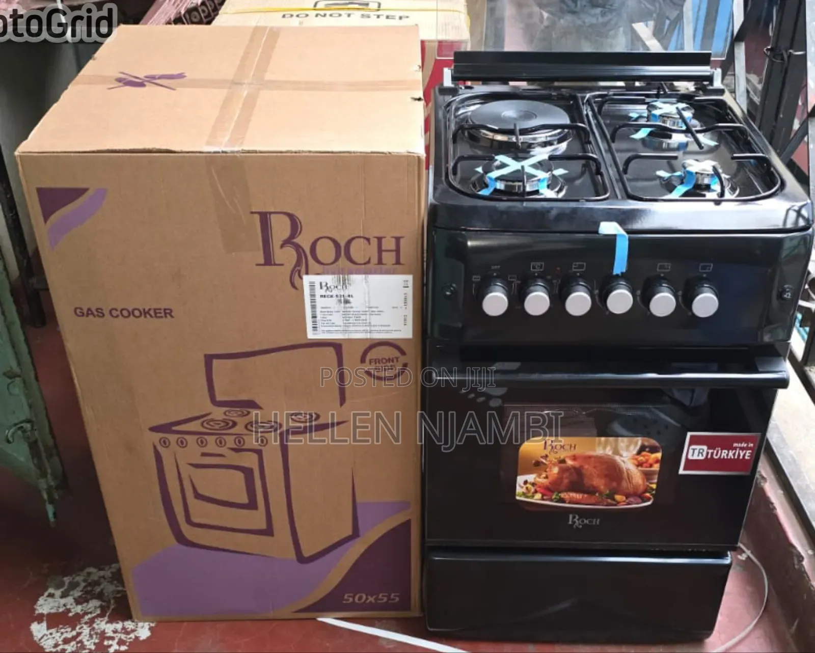 Turkey Roch Black 50*55 Standing 3+1 Cooker