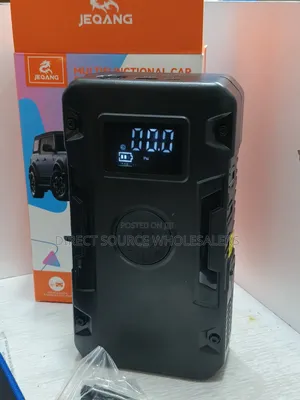 Jeqang Car Battery Jump Starter & Tyre Pump