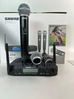 Shure GLXD4 Dual Wireless Handheld Vocal Microphone Set