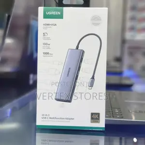 UGREEN CM498 10-in-1 USB-C Docking Station - Gray