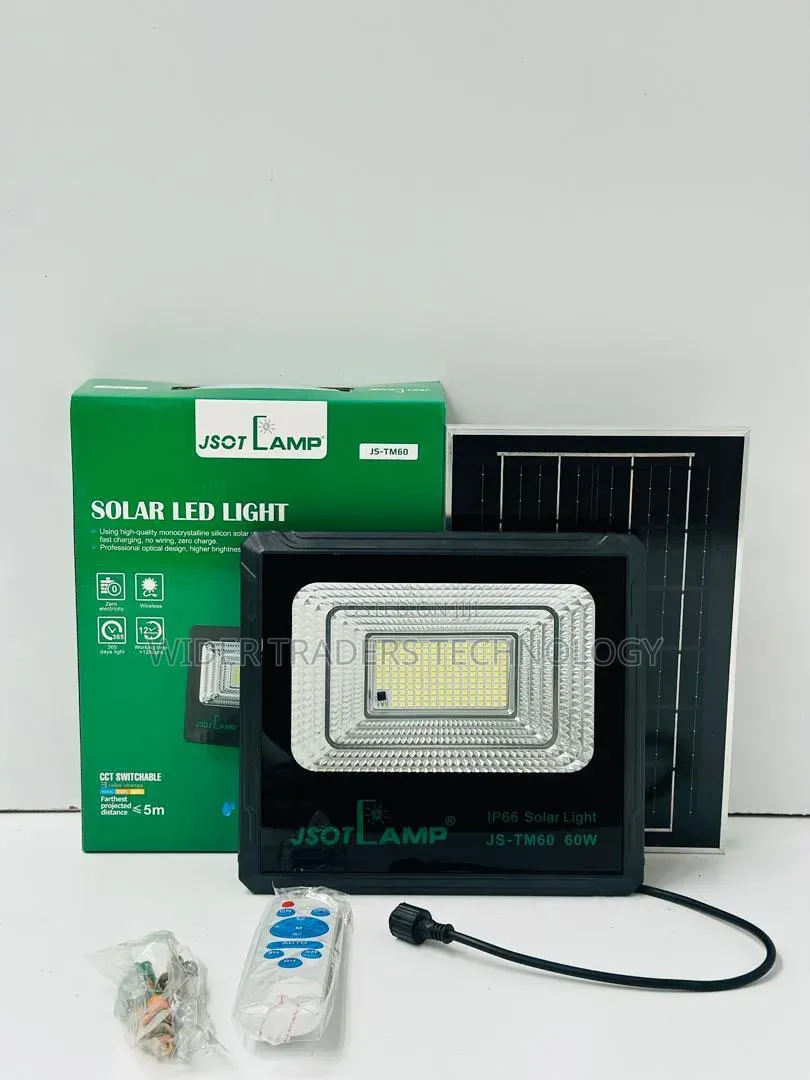 Jsot Lamp Js-Tm60 60w Solar Led Flood Light