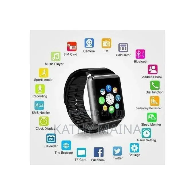 Smart Barry W008 Smart 2030 Smartwatch With SIM Card Slot, Bluetooth