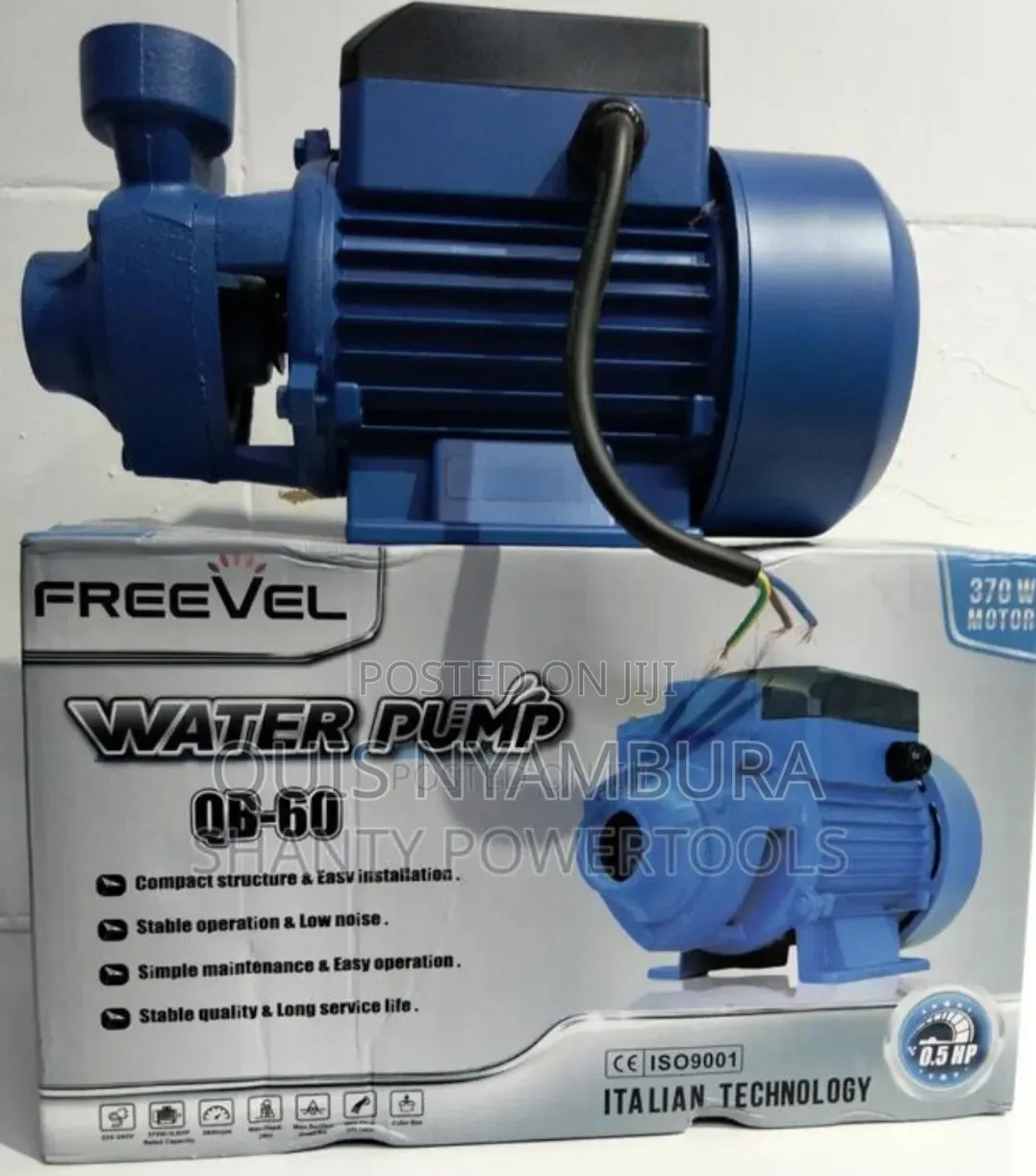 0.5hp Freevel Water Pump/ Electric Water Pump 28m