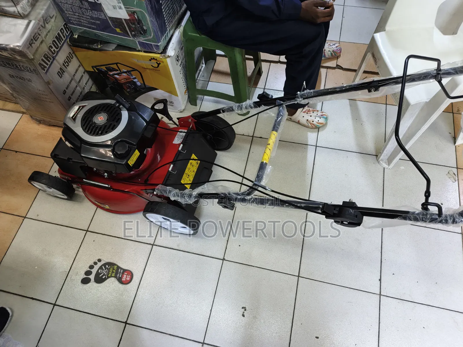 Petrol Lawn Mower Heavy Duty Self Propelled Grass Cutter