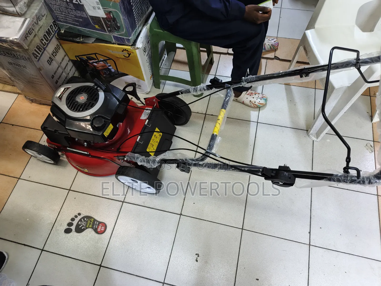 Petrol Lawn Mower Heavy Duty Self Propelled Grass Cutter