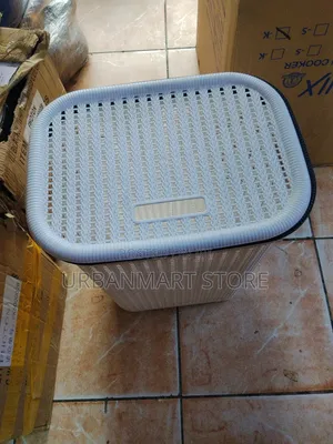 Large Laundry Storage Basket With Lid 46×42×32cm-70 Litres